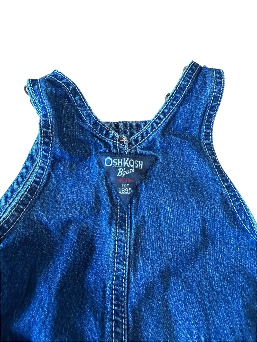 Oshkosh Bgosh Baby Overalls Denim Size 6 Months Carpenter Blue Jean